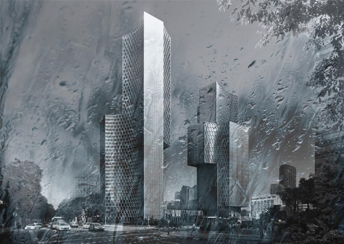 Фотообои Арт небосребы