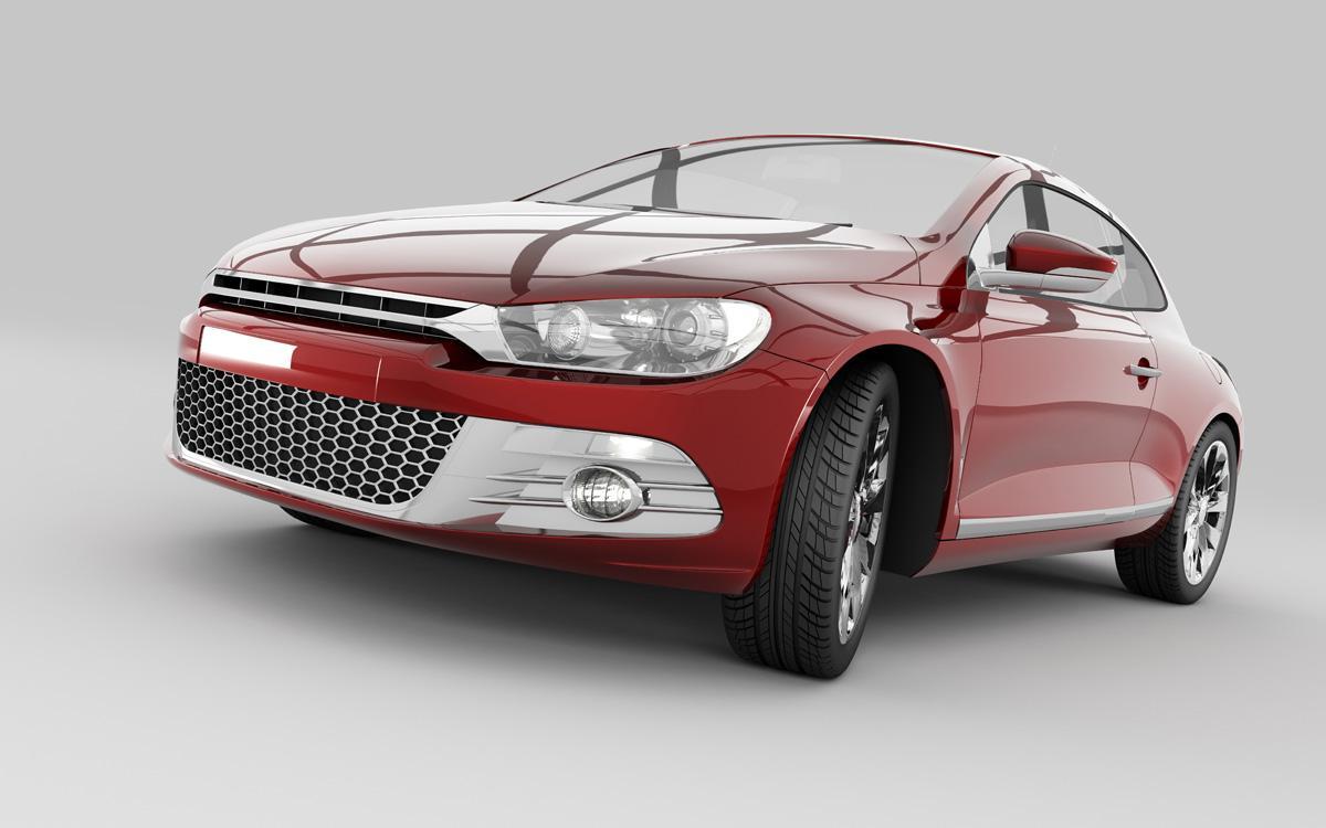 Фотообои Красный автомобиль