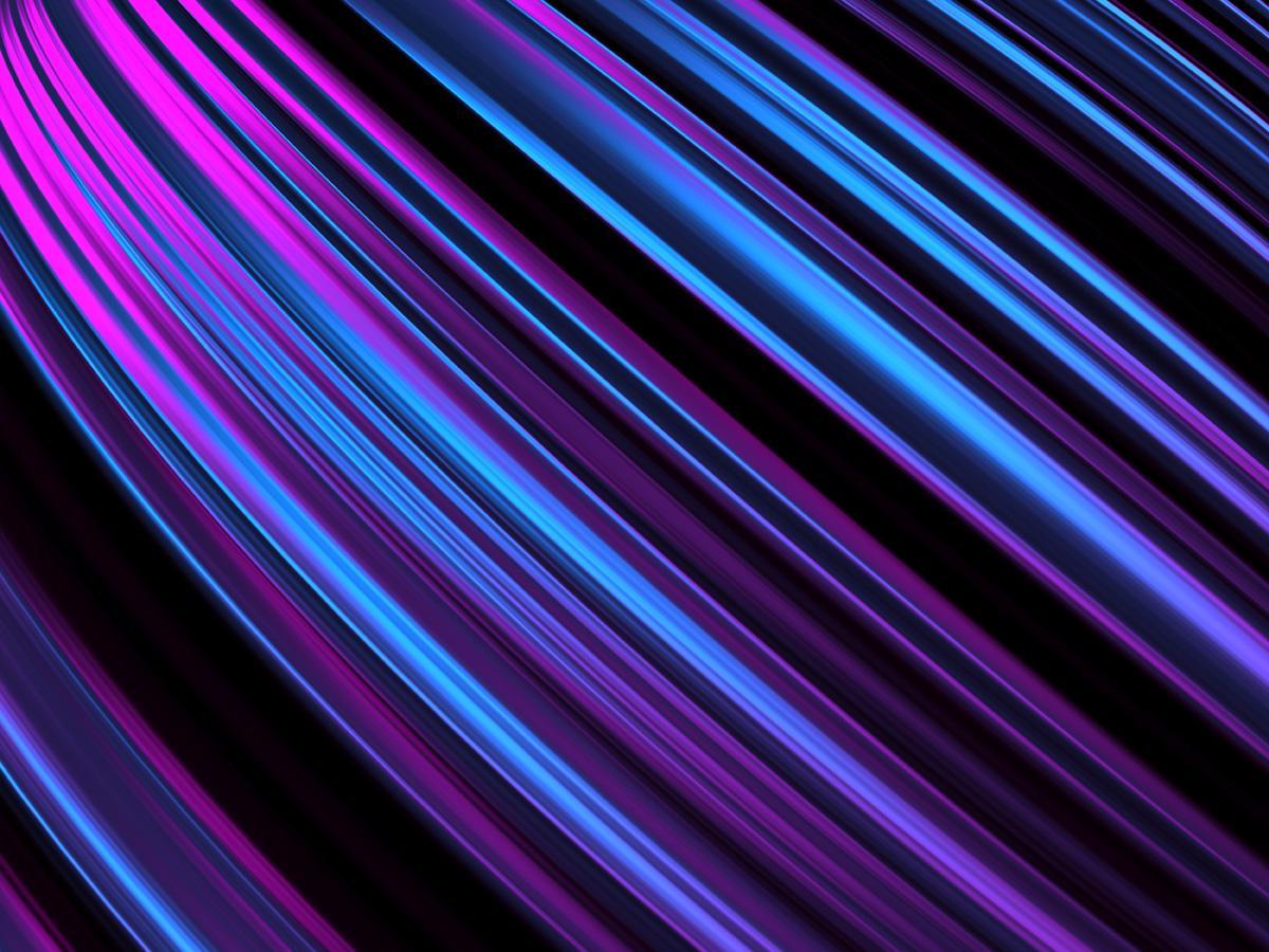 Фотообои Неоновые яркие полосы