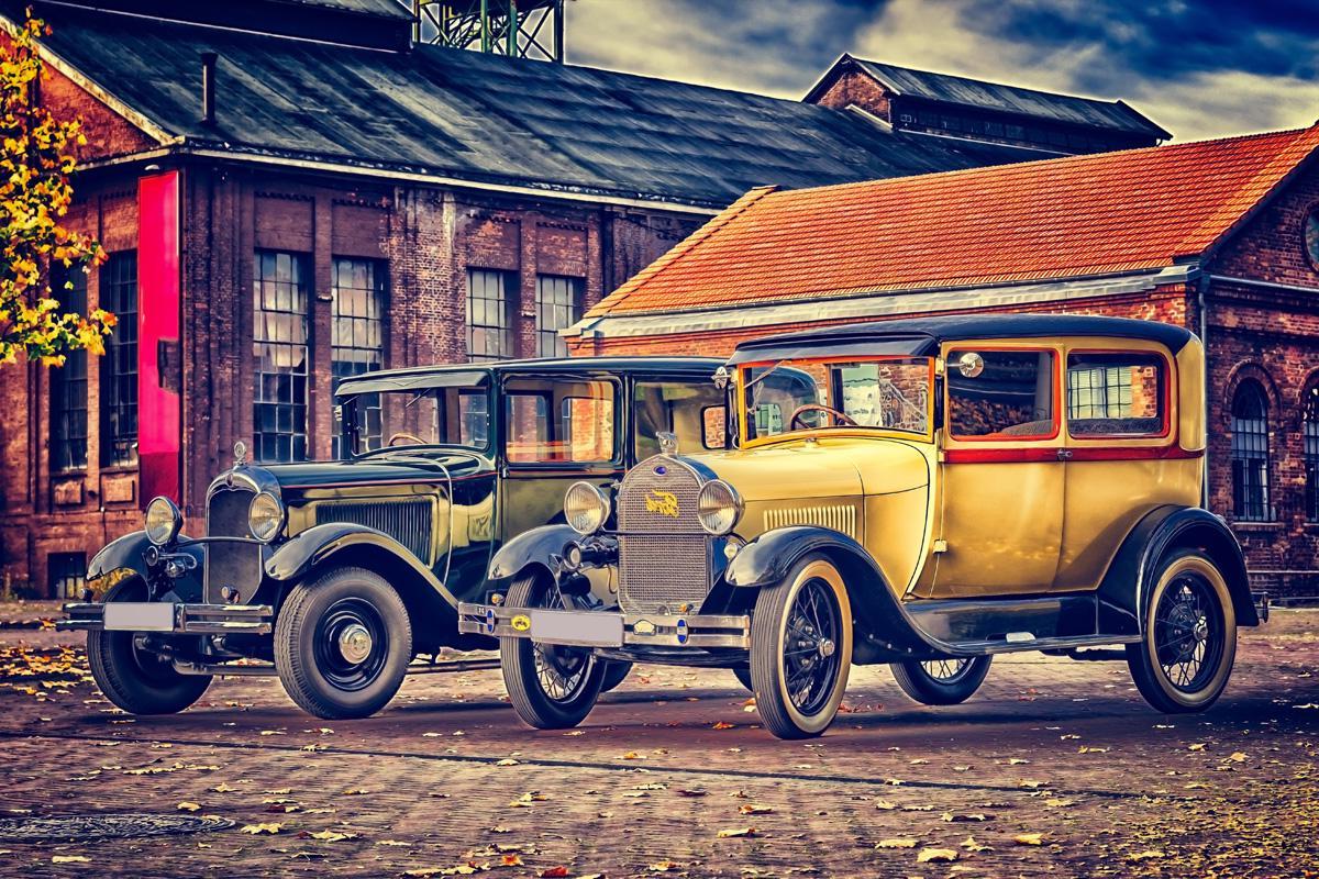 Фотообои Старинные  автомобили