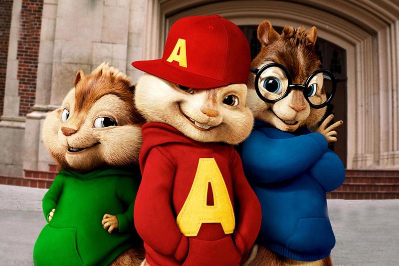 Фотообои Элвин и бурундуки Код:11010