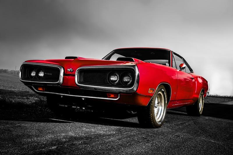 Фотообои Красный автомобиль Код:1287