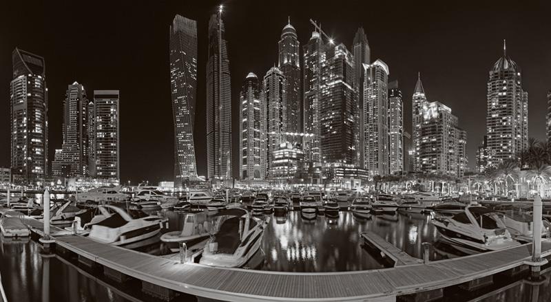Фотообои Ночной Дубай Код:10086