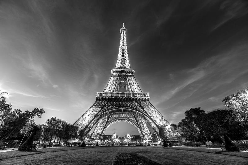 Фотообои Ночной Париж Код:10088