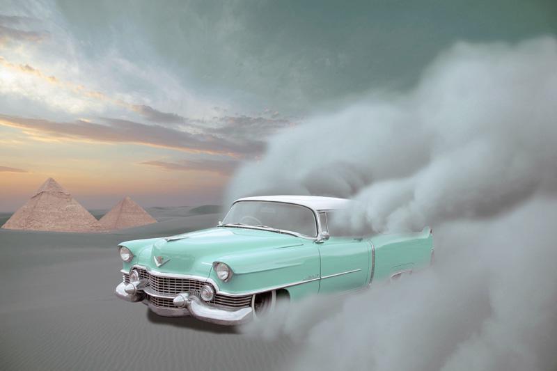 Фотообои Розовый  автомобиль Код:1299
